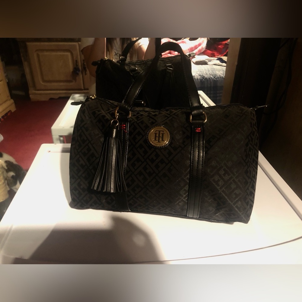 Tommy Hilfiger duffel style purse